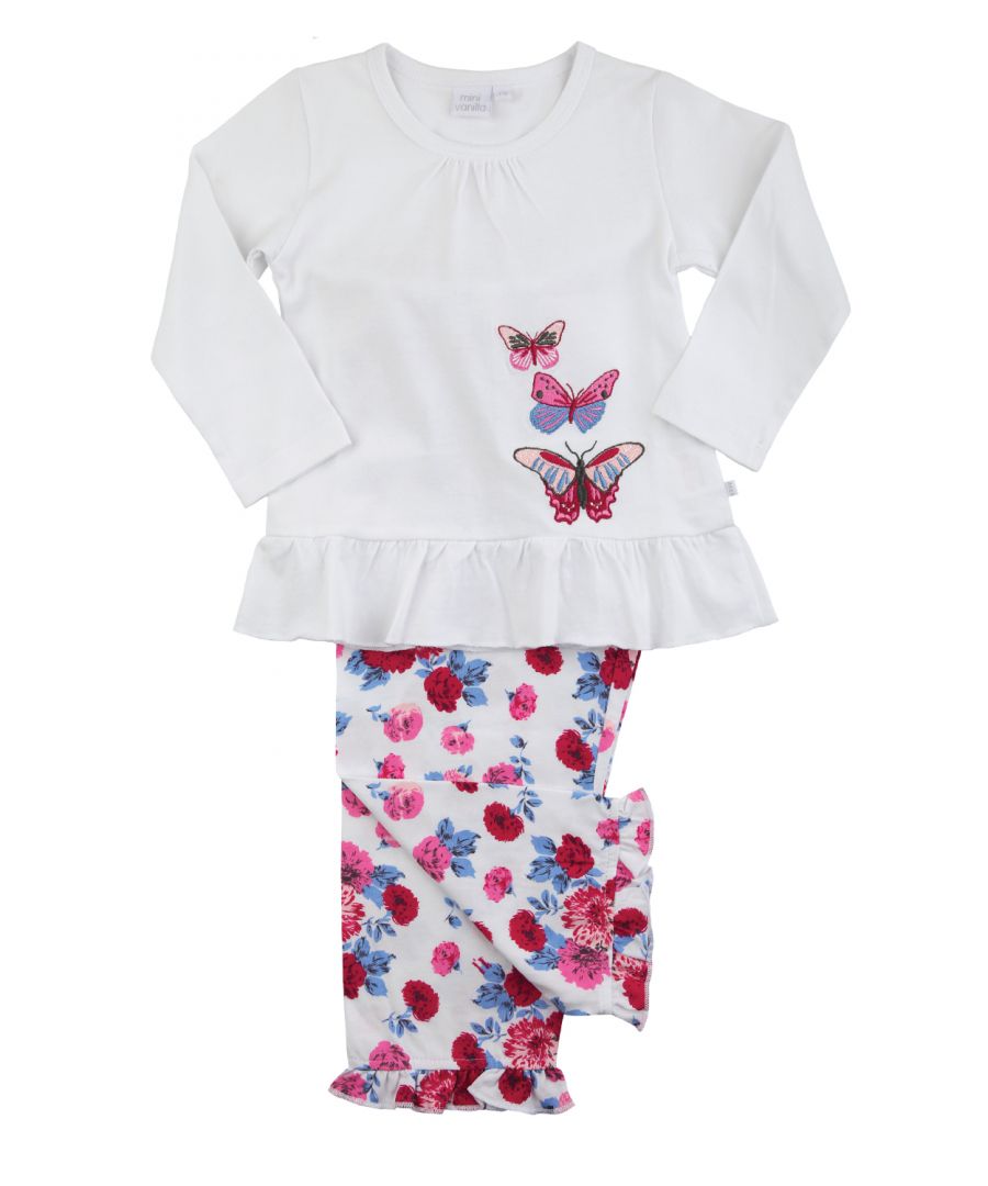Image for Girls' Butterfly Rose Pyjamas