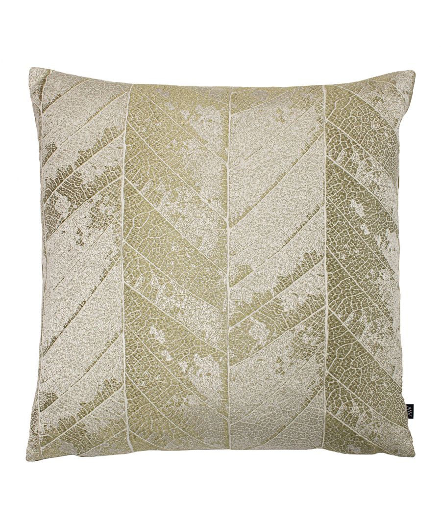 This fresh and bright design exudes sophistication and elegance. Myall draws inspiration from delicate leaf structures and organic imagery creating a modern take on a design classic. The innovative techniques and unique patterns work together effortlessly to create a contemporary and fresh feel. Complete with a plain reverse in soft velvet feel fabric, this cushion is perfect to compliment an array of textures and tones.
