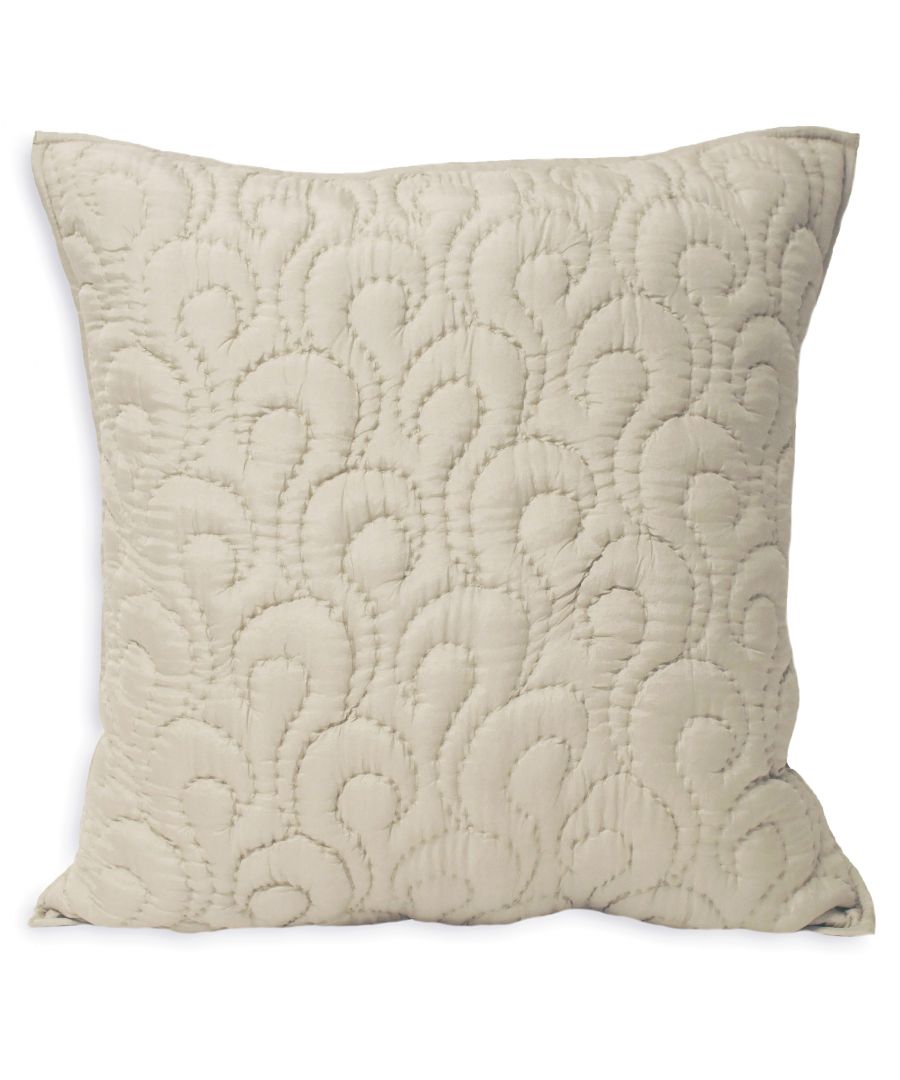 Riva Home Nimes Polyester Filled Cushion - Yellow Size 55cm (w) x (l)