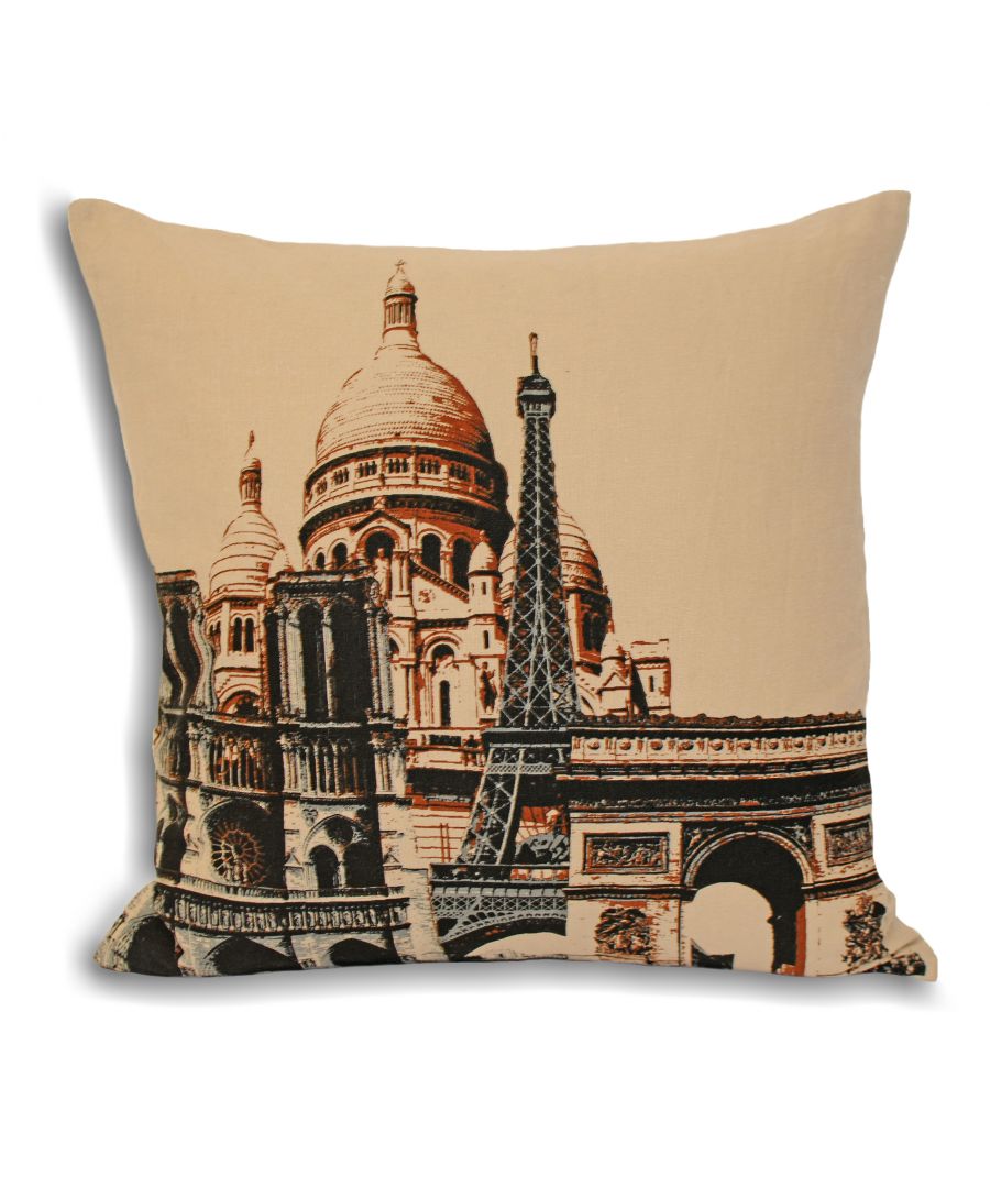 Paris City Polyester Filled Cushion
