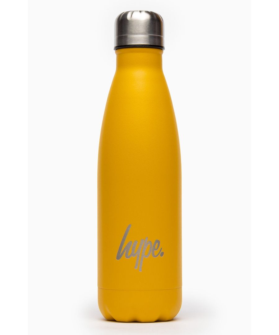 Image for Hype Burnt Yellow Powder Coated Bottle - 500Ml