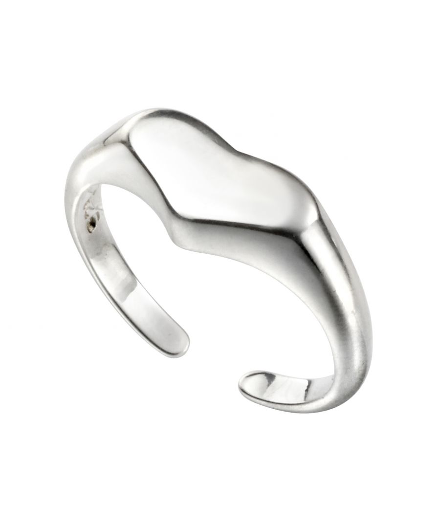 Image for Elements Silver 925 Sterling Silver Heart Adjustable Toe Ring