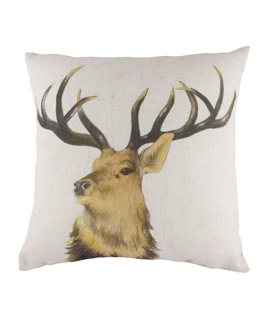 Escape to the rural countryside with these delicatly painted linen-look cushions. With a single animal painting on the front swap the cushion around for an extra touch of the countryside with a collection of the stunning animals. This cushion would sit perfect within any contemporary home.