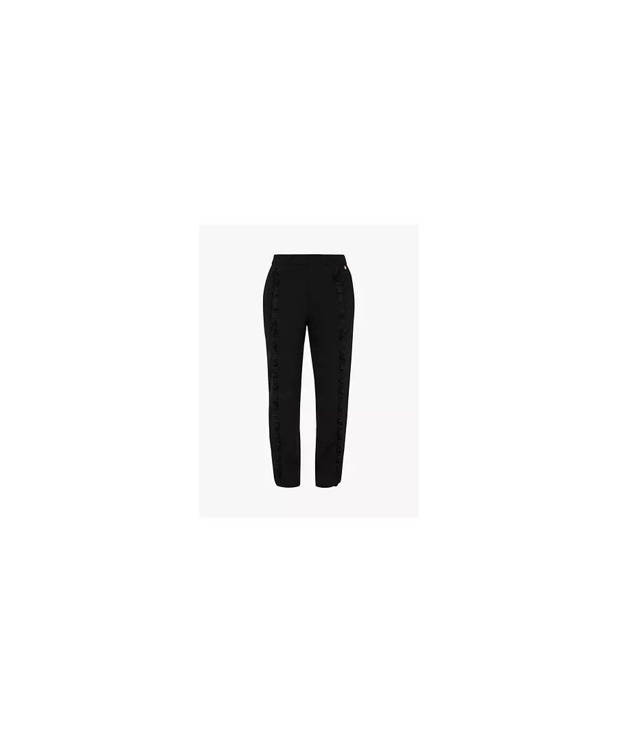Ruffle Lace Side Jogger