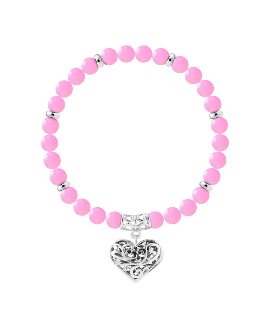 Bracelet Pure Gem | AGATE PINK | Ferrules 