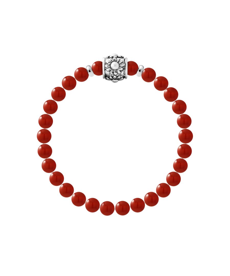 Bracelet Pure Gem | RED CORNALINE | Ferrules 