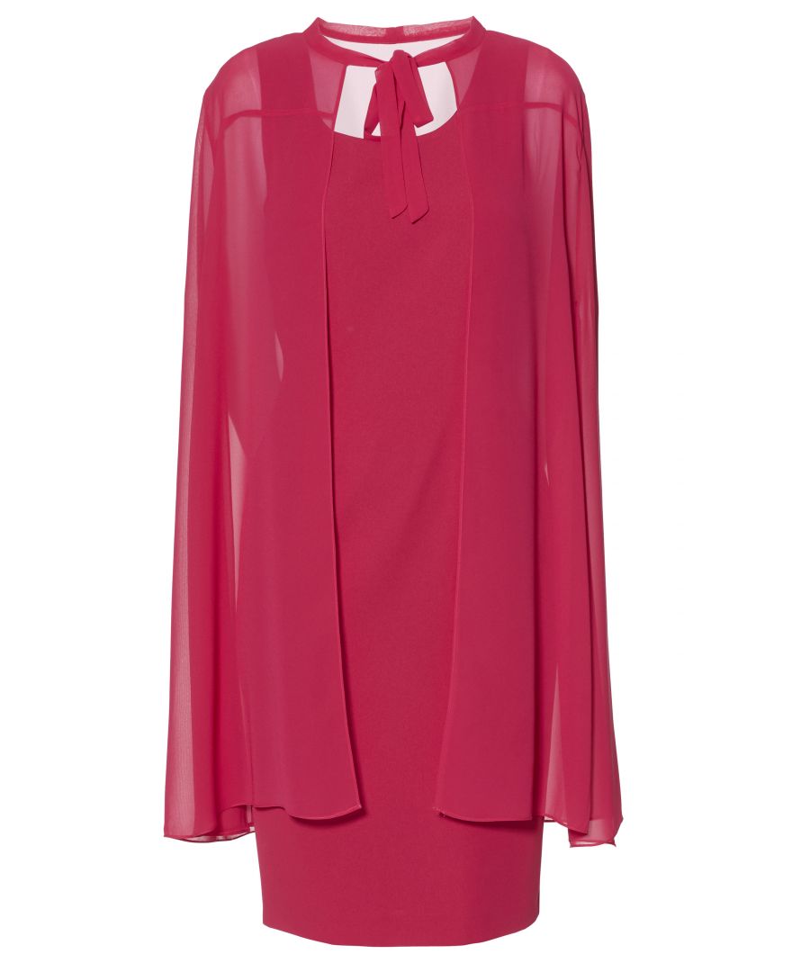 Image for Gina Bacconi Frieda Dress and Cape in Red
