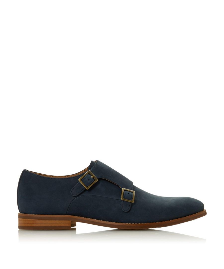 Image for Dune Mens STOWMARKET Double Buckle Monk Shoes