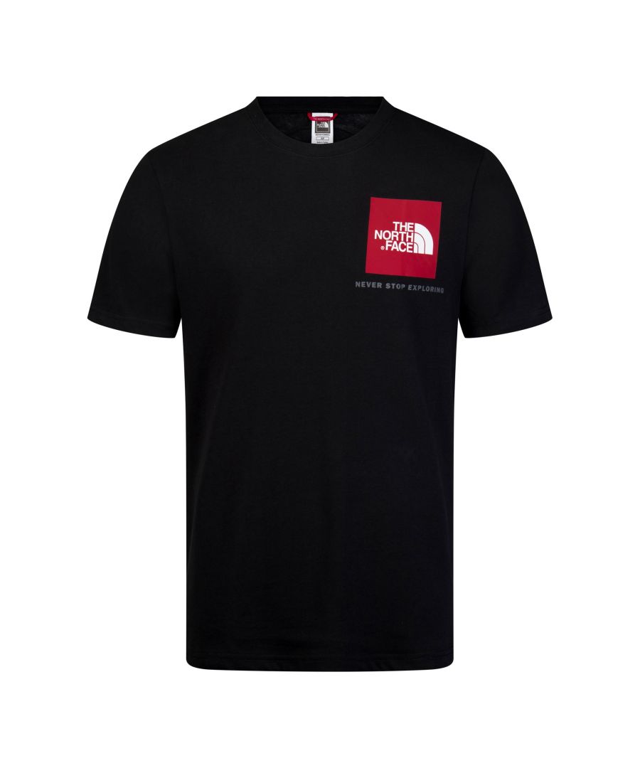 Image for The North Face Men's Finebox Tee, Black