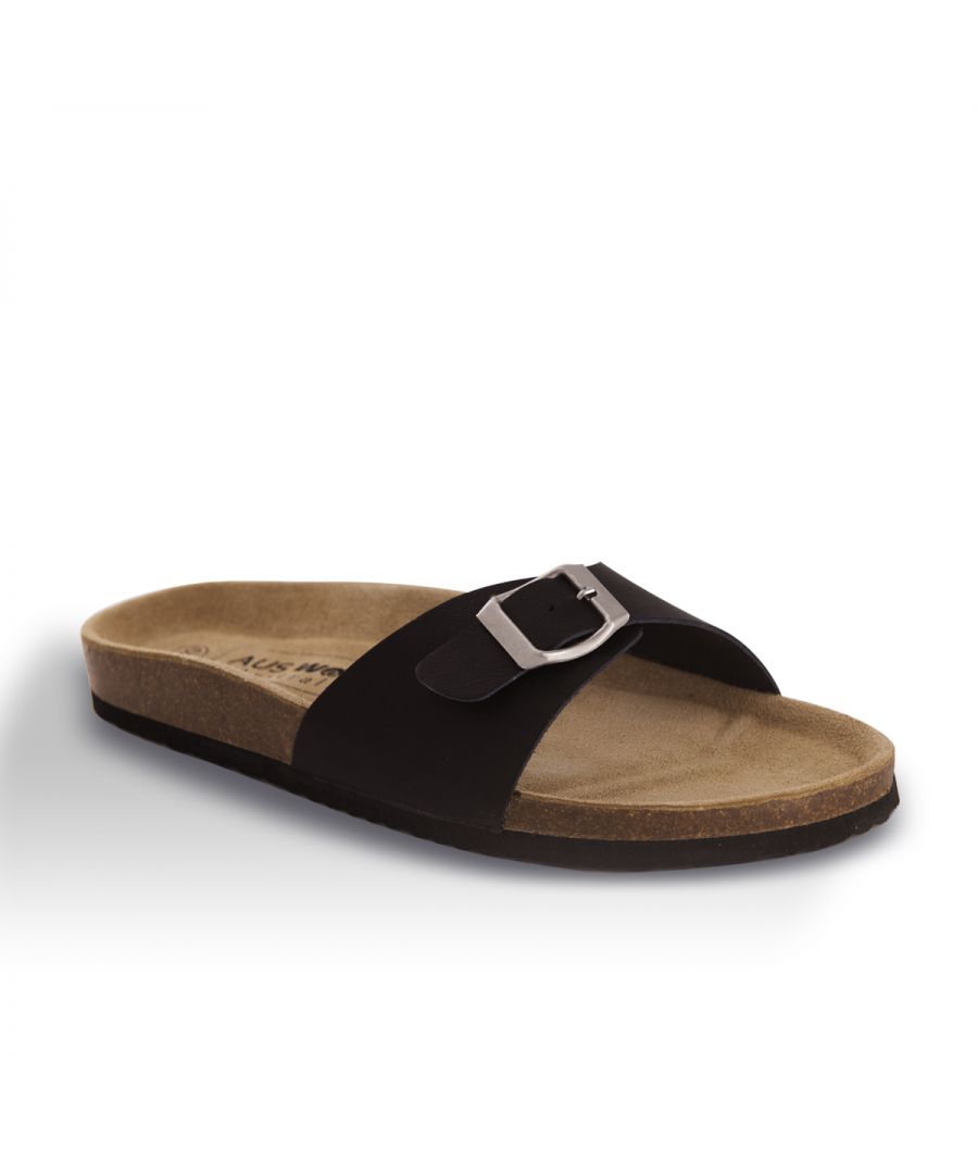 Perfect sandal for warmer weather – unisex sizing up to UK13 \n Soft genuine leather upper \n Full premium leather suede insole \n Lightweight mid-sole with padding for extra cushioning and comfort \n Twin buckle straps allowing for an easy adjustment and a great fit  \n EVA outsole – highly durable and lightweight \n The on trend fashion season style, great value for a full leather product  \n 100% brand new and high quality, comes in a branded box, suitable for gifting