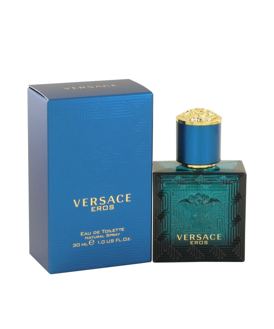 Versace Eros Cologne by Versace, You'd expect nothing less than a manly fragrance from the design house of versace, and you'll get it with versace eros, a decadent fragrance for men of distinction. This woody fresh scent has a definitive oriental vibe that is daring and adventurous-just like you. It features a crisp zing of mint oil embraced by fruity green apple and italian lemon with memorable notes of geranium flowers and venezuelan ambroxan in a succulently sensuous medley that clings to your skin all day.