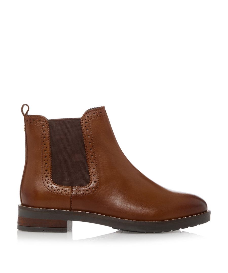 dune brown ankle boots ladies