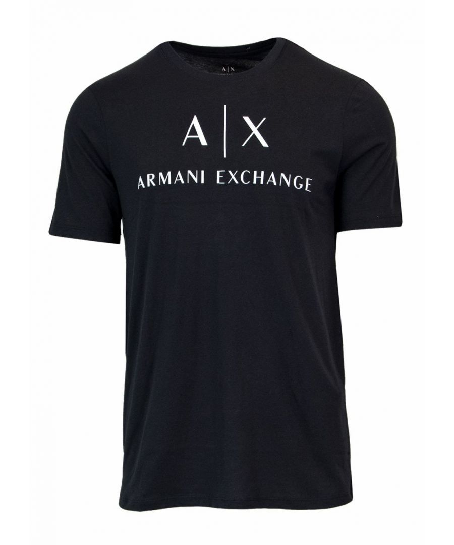 Armani Exchange T-shirt voor heren, zwart