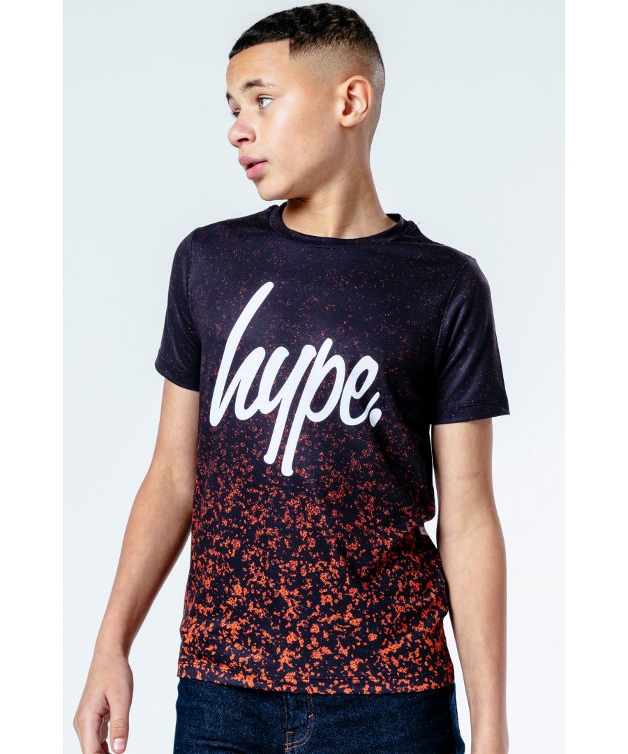 Image for Hype Orange Speckle Kids T-Shirt