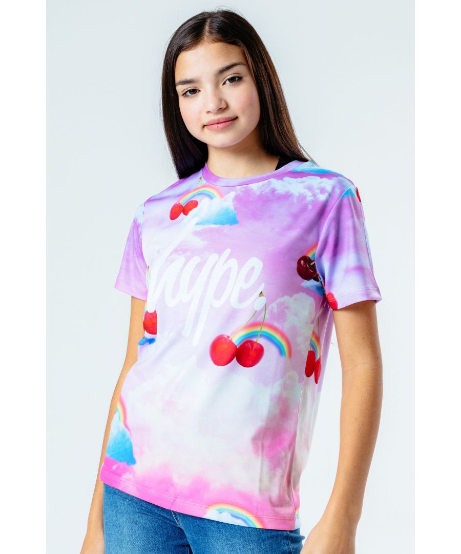 Image for Hype Cherry Sky Kids T-Shirt
