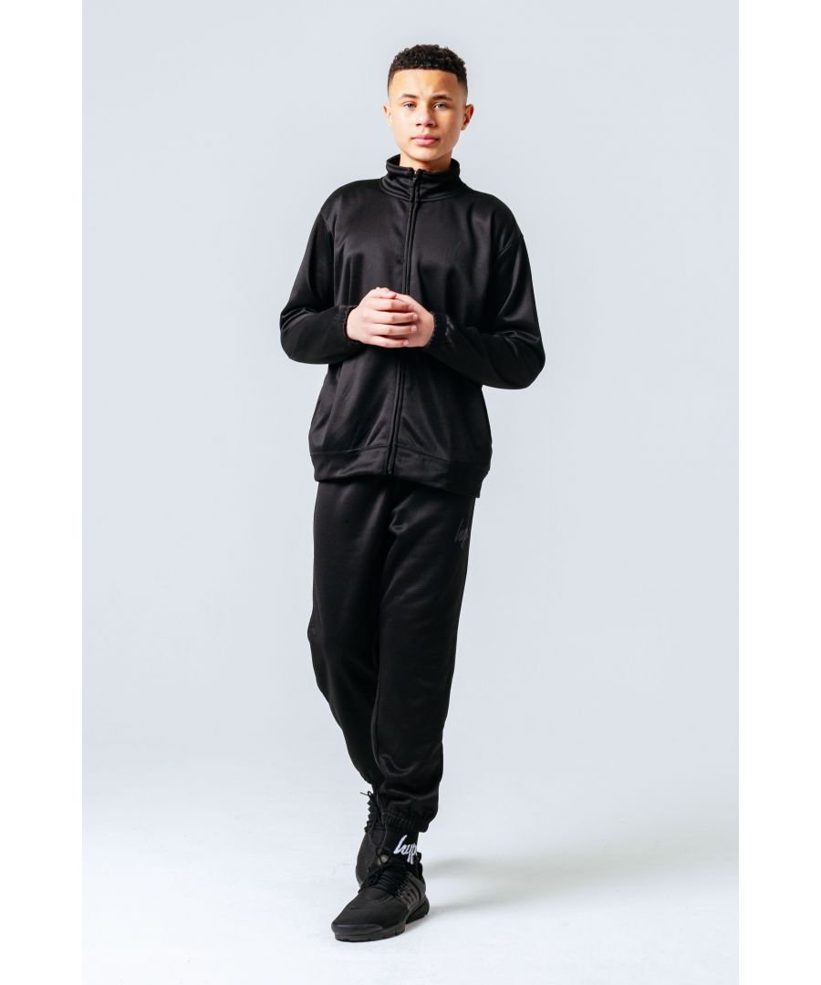 Image for Hype Black Essential Kids Tracksuit