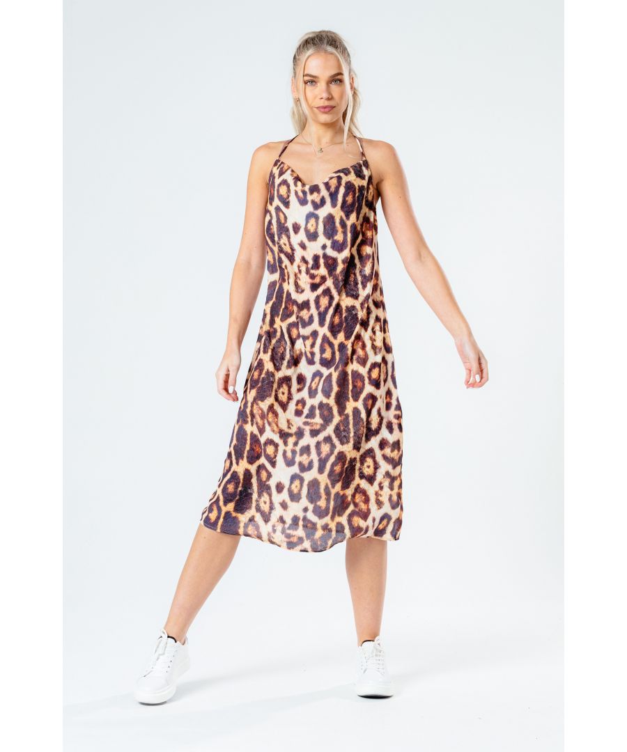 Hype Women's Leopard Slip Dress|Size: 4