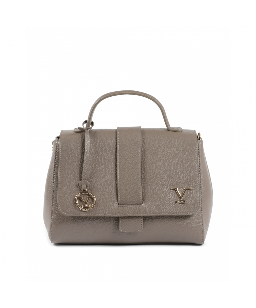By: 19V69 Italia- Details: BC10280 52 DOLLARO TAUPE- Color: Taupe - Composition: 100% LEATHER - Measures: 33x22x15 cm - Made: ITALY - Season: All Seasons