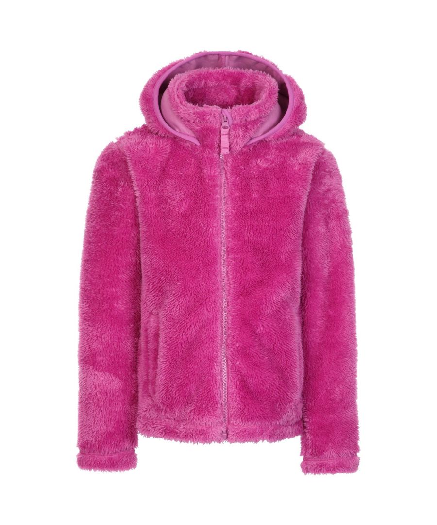 Outer Materials: 100% Polyester. Fabric: Fluffy, Fur, Knitted, Soft Touch. Design: Badge, Plain. Fabric Technology: AT400. Hood Features: Grown On Hood. Neckline: High-Neck, Hooded. Sleeve-Type: Long-Sleeved. Length: Regular. Pockets: 2 Welted Pockets. Fastening: Full Zip.