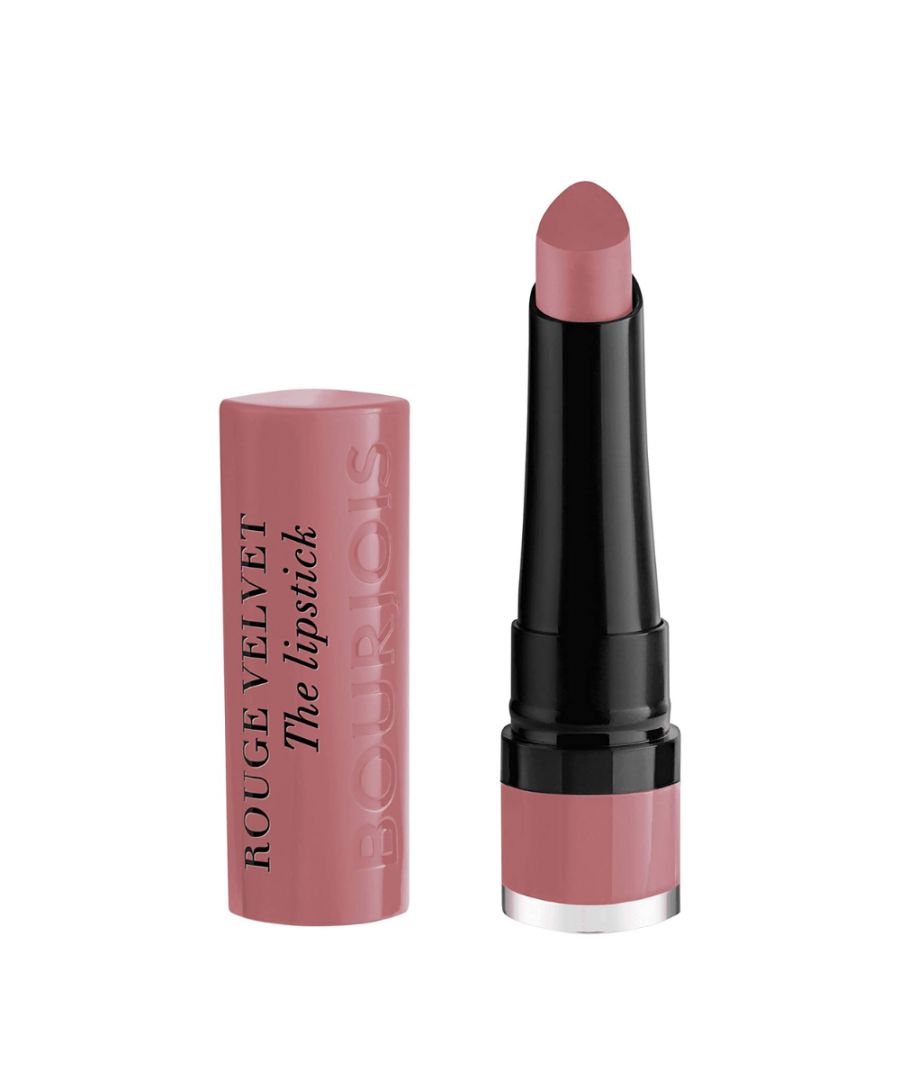 Bourjois with over 150 of make-up expertise and Parisian heritage continues to invent and design innovative, products that simplify beauty. Bourjois' Rouge Velvet lipstick provides a highly pigmented velvety matte finish that lasts up to 24 hours.