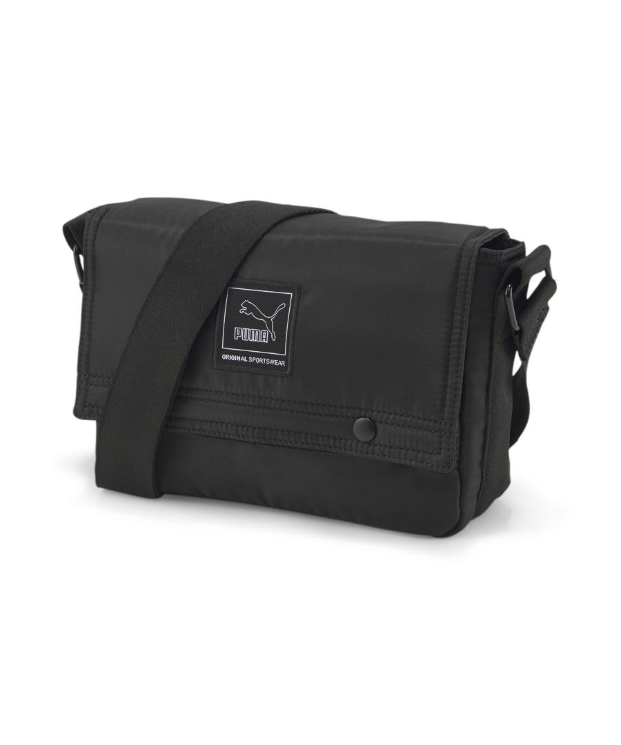 Puma Unisex Classics Lv8 Woven Messenger Bag - Black - One Size