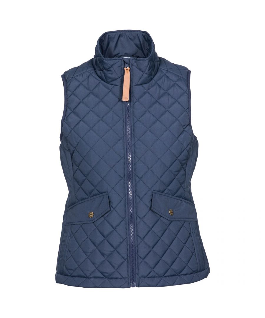 Image for Trespass Womens/Ladies Larisa Quilted Gilet (Navy)