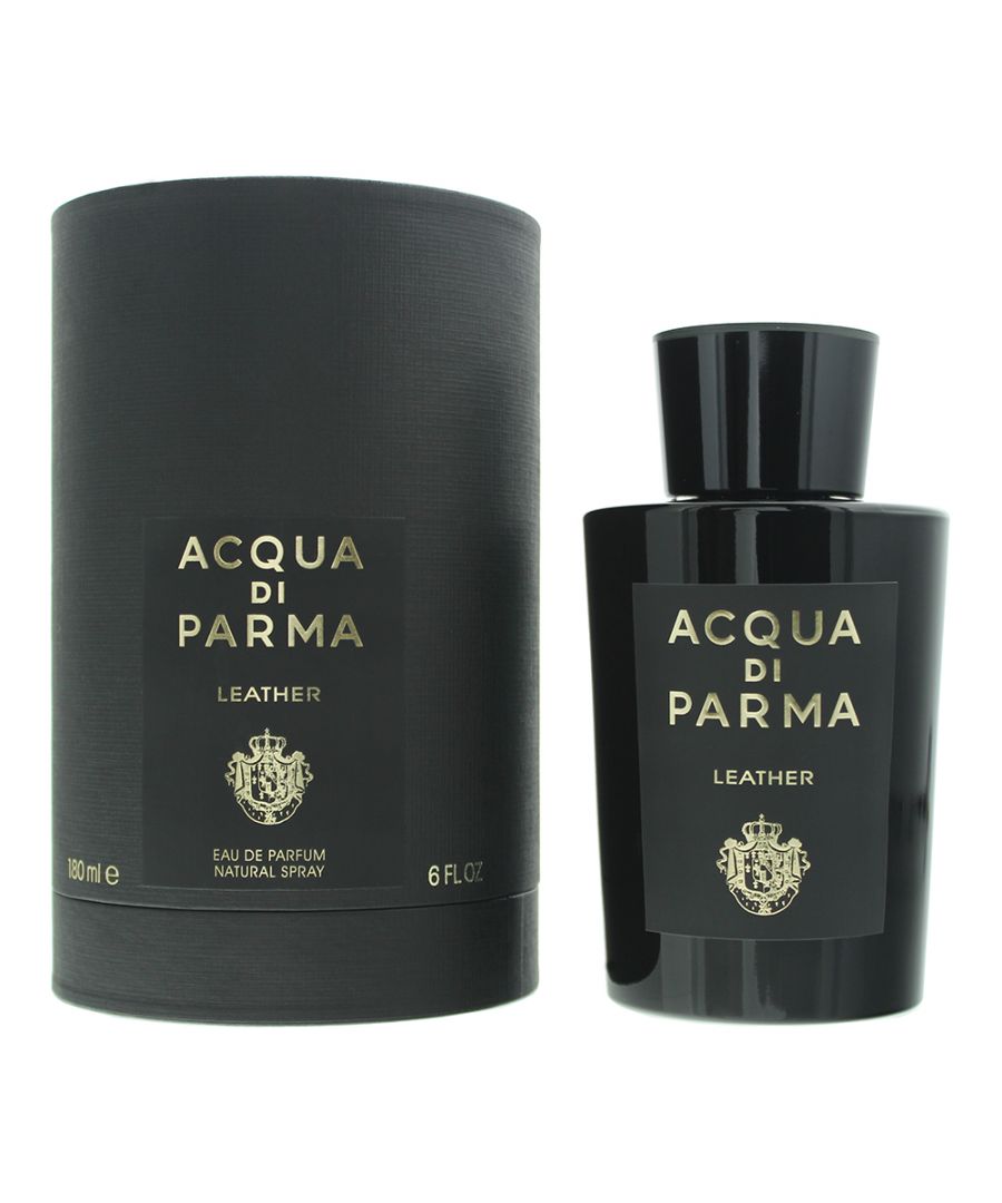 Leather Eau de Parfum is a Leather fragrance for women and men and was launched in 2019 by Acqua Di Parma. Top notes are Raspberry, Brazilian Orange and Sicilian Lemon; middle notes are Rose, Red Thyme, Honeysuckle and Petitgrain; base notes are Leather, Guaiac Wood and Cedar.