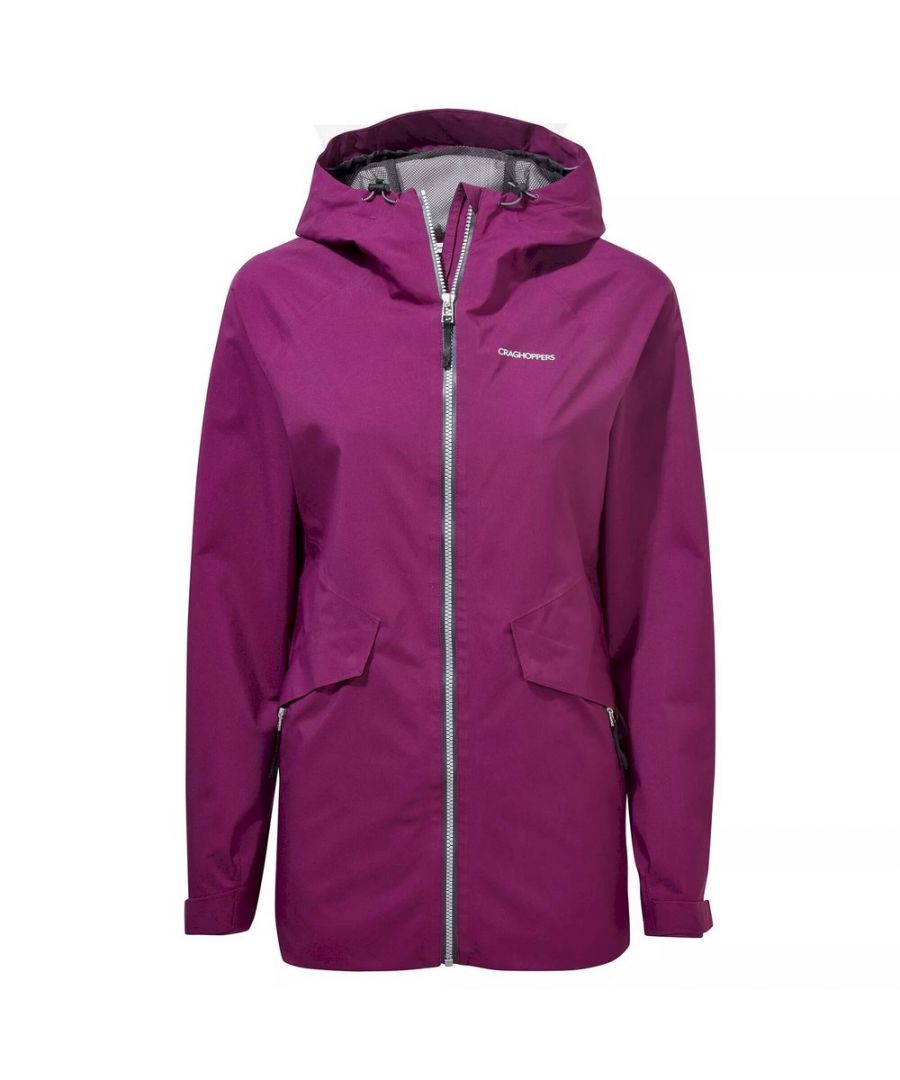 craghoppers womens/ladies minola gore-tex jacket (blackcurrant) - violet - size 12 uk