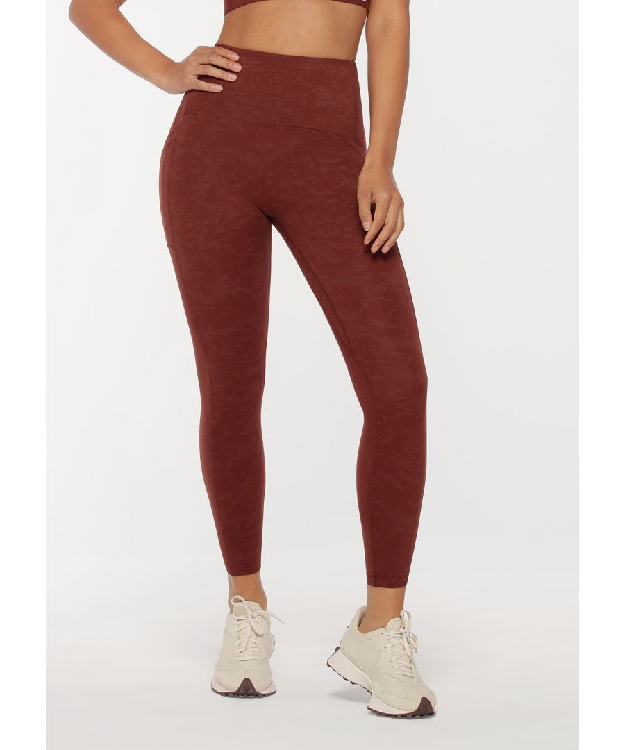 Image for Lorna Jane No Ride Swift Ankle Biter Leggings in Washed Cool Brown
