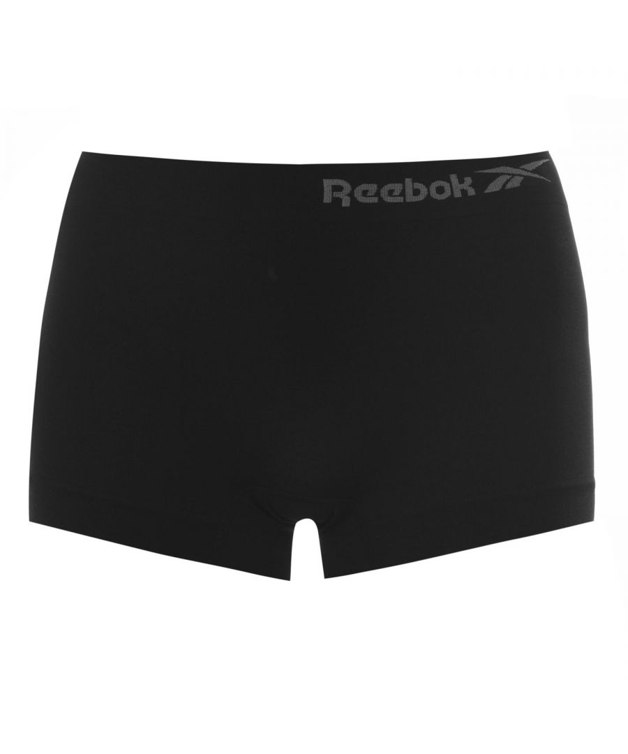 Reebok Shorts Pack of 4 Ladies These Reebok Shorts Pack of 4 are crafted with a seamless, stretchy construction to offer you the utmost comfort whilst on the move. It's moisture wicking fabric ensures you are left feeling cool and dry for longer. • Ladies Shorts • Pack of 4 • Seamless • Stretchy • Moisture Wicking • Printed Logo • Reebok Branding • 78% Polyamide, 12% Elastane, 9% Polyester, 1% Viscose • Machine Washable • Keep Away From Fire