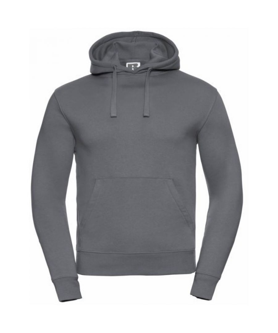 Image for Russell Mens Authentic Hooded Sweatshirt / Hoodie (Convoy Grey)