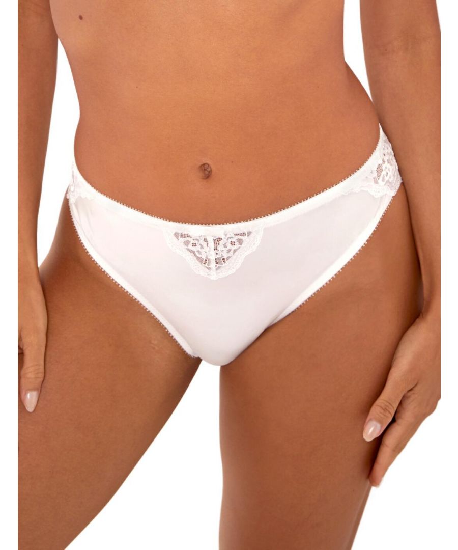 Charnos Womens 1727100 Flamenco Brief - White Elastane - Size 14 UK