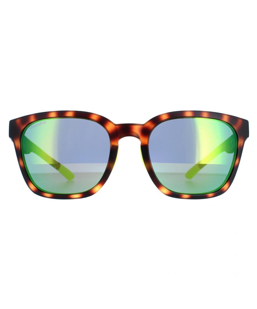 Smith Square Mens Matte Tortoise Green Mirror Founder - Brown - One Size