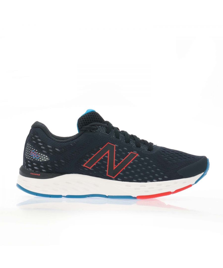 New Balance Mens 680v6 Running Shoes in Dark Blue Textile - Size UK 7