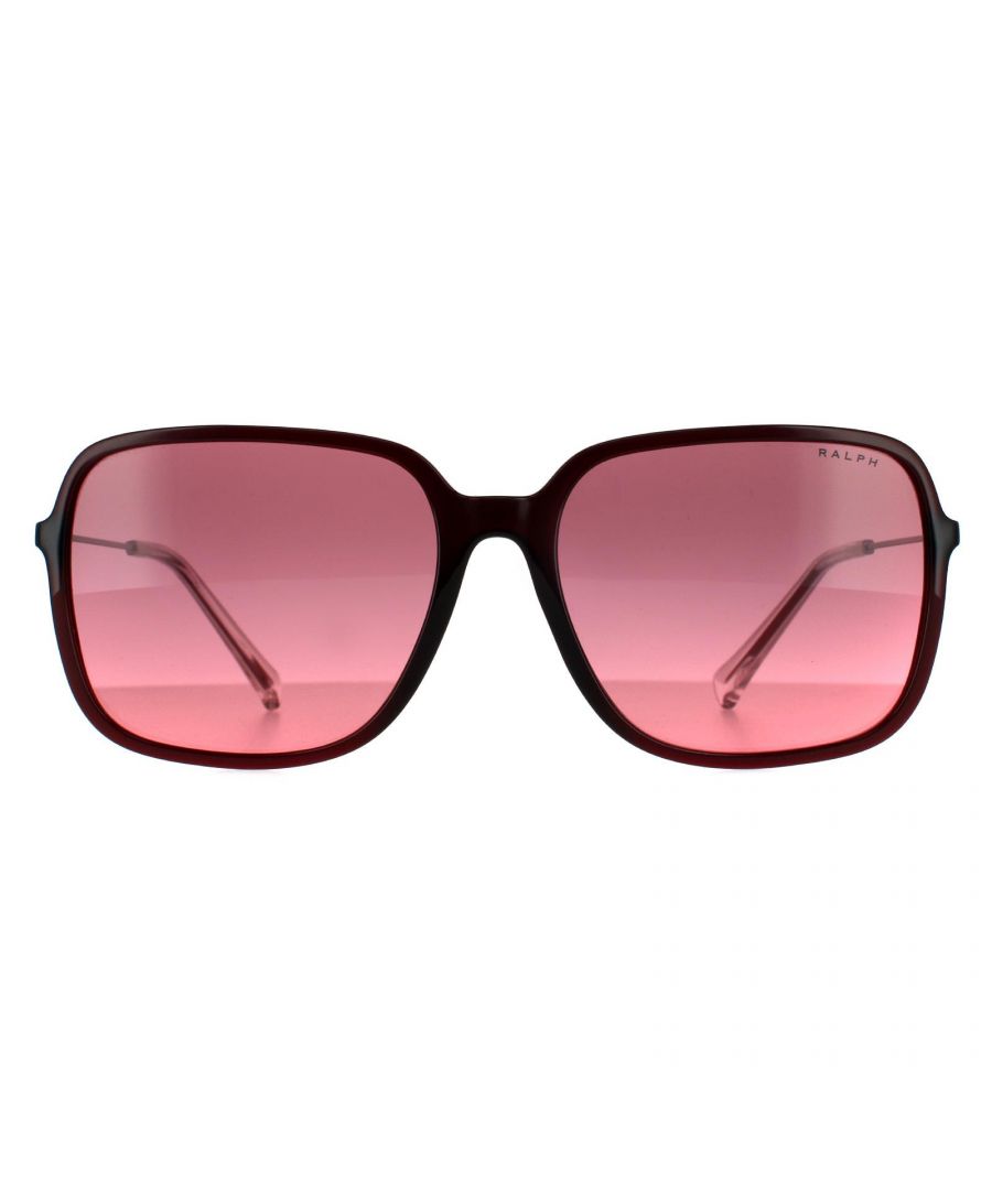 Ralph door Ralph Lauren zonnebril RA5272 591220 Glanzende Opaline Bourgondië Roze Violet gradiënt