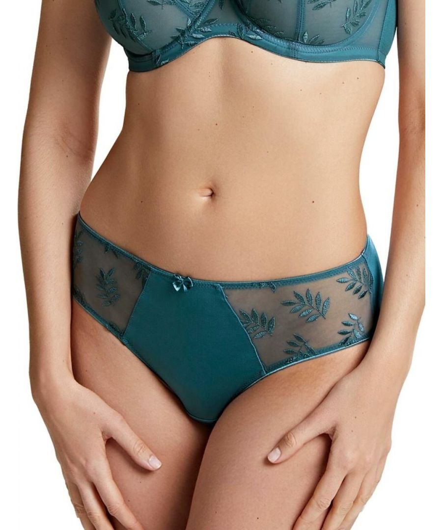 Panache Lingerie Womens 9073 Tango Brief - Green - Size 10 UK