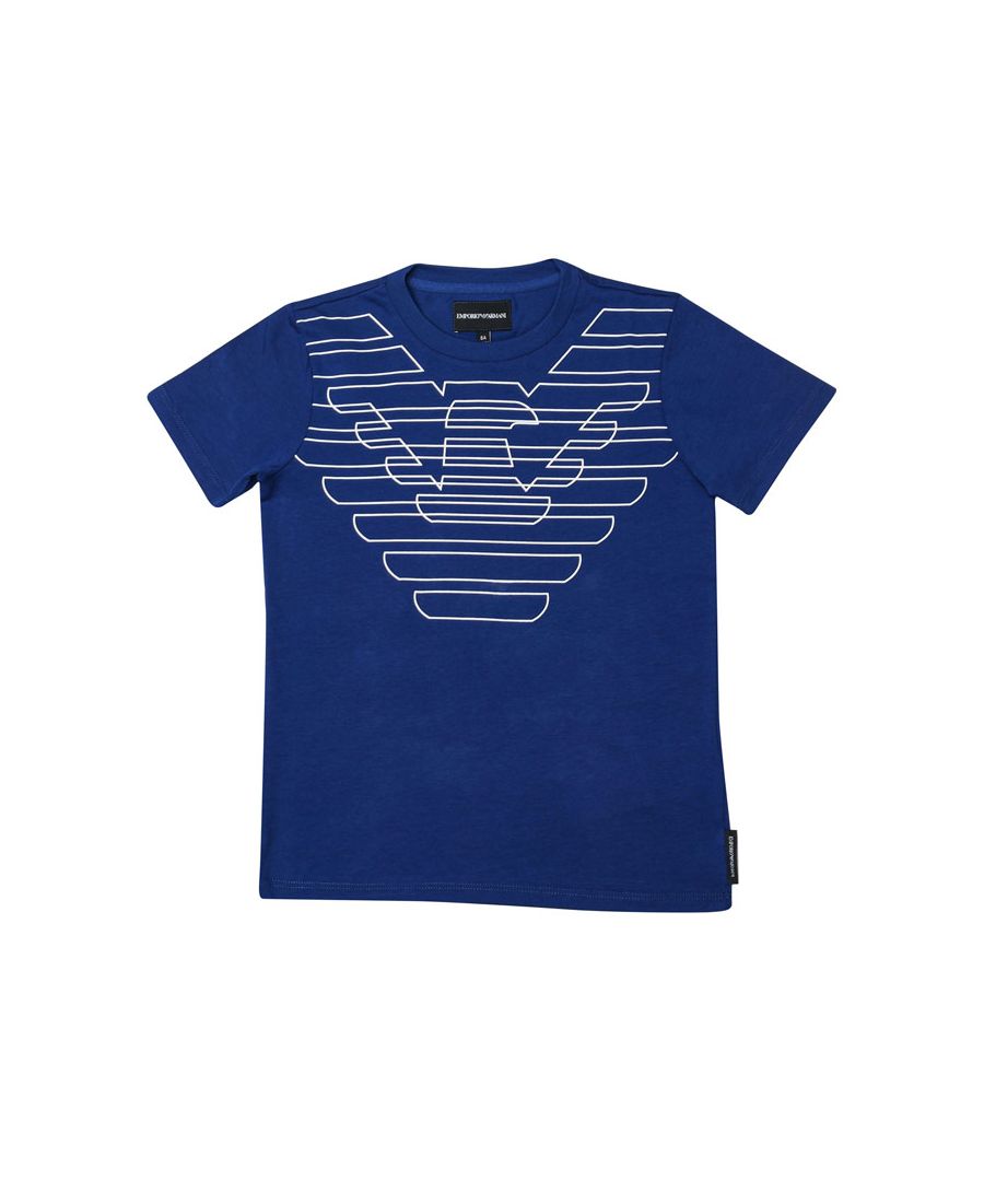 Image for Boy's Armani Infant Eagle T-Shirt in Blue