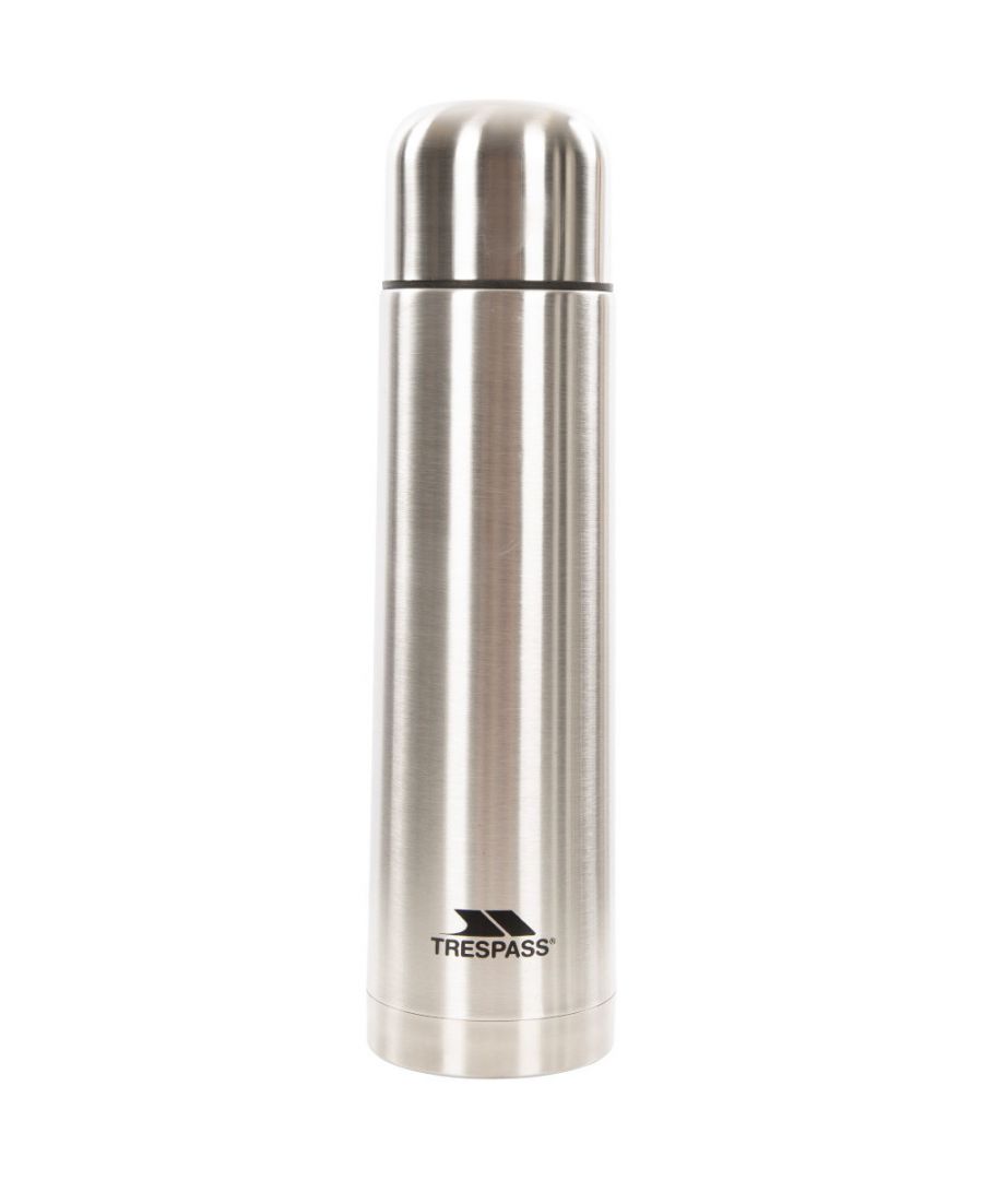  Mens Thirst Stainless Steel Camping Walking Flask - Grey - Size Large