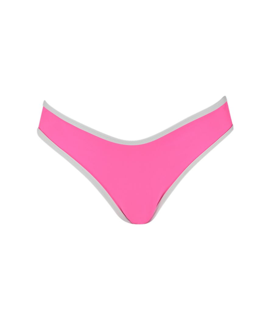 Puma Womens Swimming Briefs - Pink - Size Large