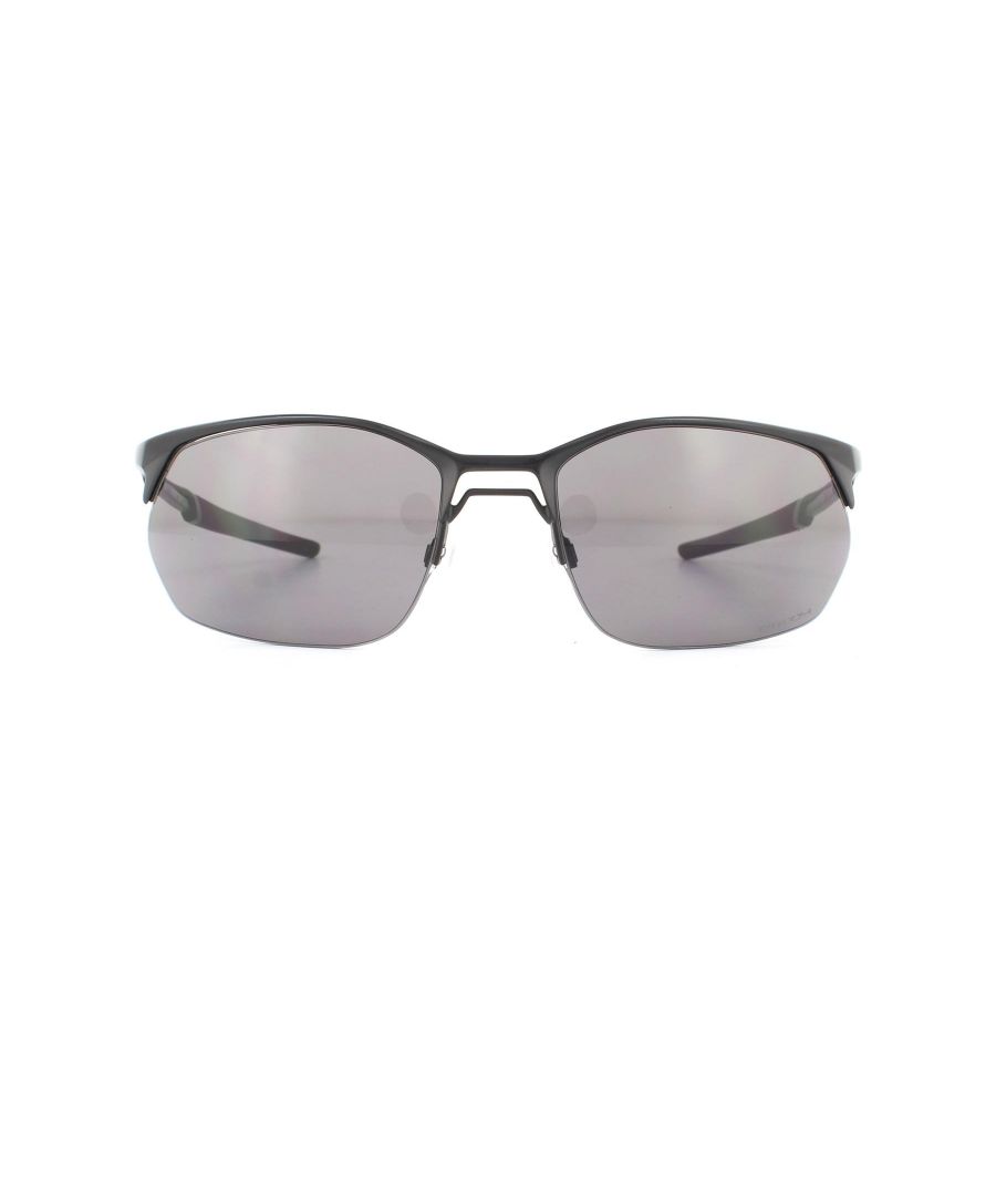 Oakley Sunglasses Wire Tap 2.0 OO4145-01 Satin Black Prizm Grey
