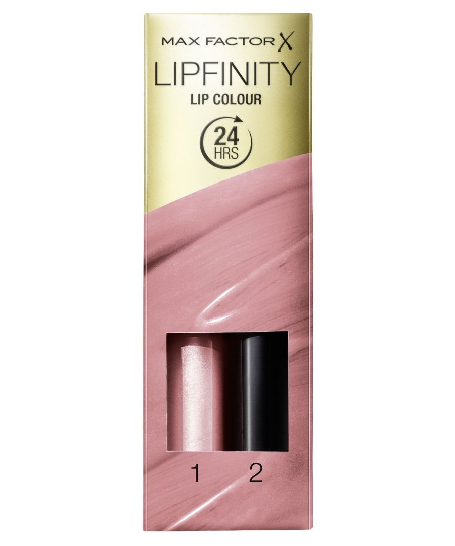 Gives a glamorous finish in an easy two-step system. The moisturising top coat seals in the colour while nourishing lips, keeping them moist. One application in the morning keeps vibrant colour on the lips until mid afternoon, ensuring a long-lasting high fashion look.