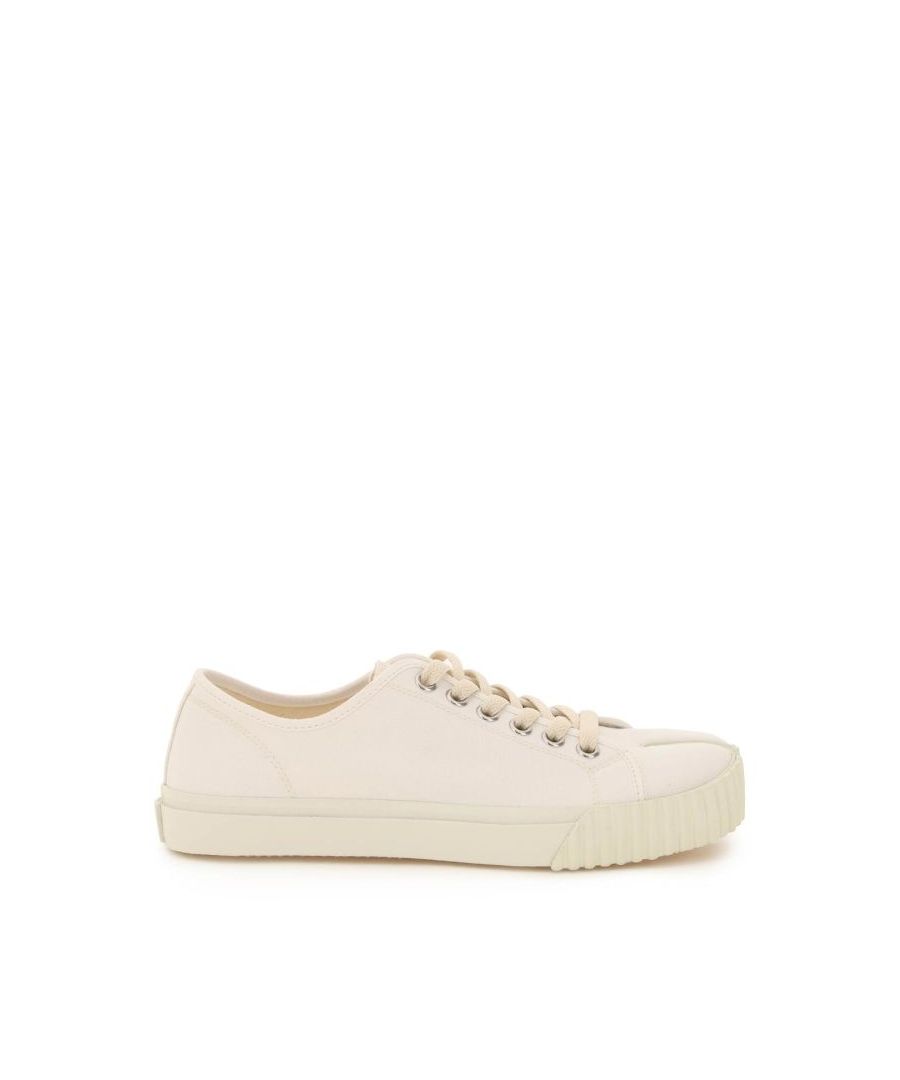 Maison Margiela Tabi sneakers crafted in cotton canvas and characterized by the iconic 