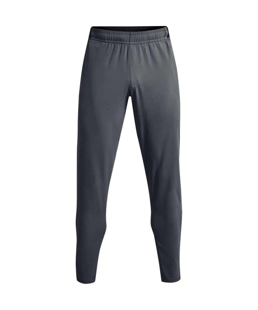 Under Armour Woven Pant These woven pants from Under Amrour will become a must have in your casual wardrobe. Decorated with solid colouring throughout, the Woven Pants feature an elasticated waist and trims for maximum comfort plus an internal draw-cord for an added personalised fit.