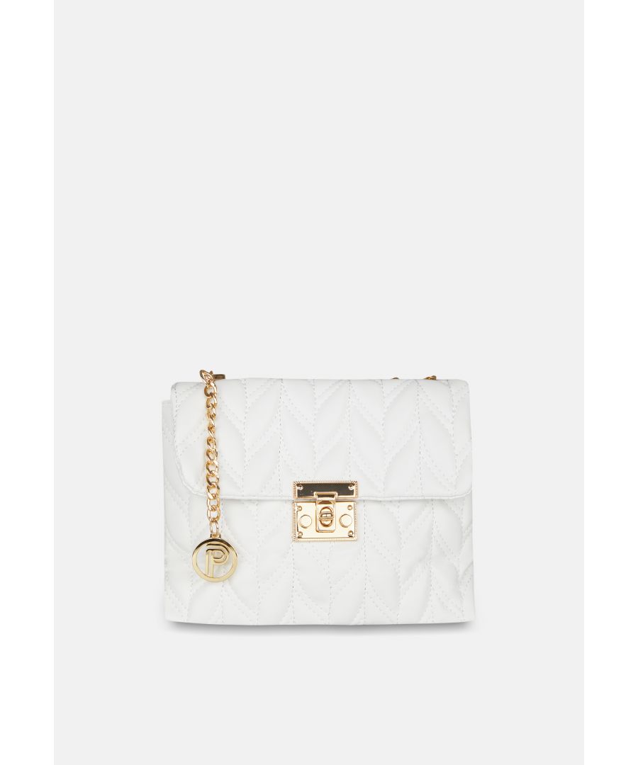 The cross body bag  is made with materials that meet PARIGI quality standards and equipped with a lock closure to keep your belongings safe and secure. The main compartment is designed to fit all your essentials. With its stylish design, it is suitable for both daily use and special occasions. The comfortable strap and lightweight construction make it an ideal choice for anyone looking for a functional and fashionable cross body bag.\n\nOuter Fabric Material: PVC\nClosure Type: lock\nMin. Handle Length (cm): -\nMax. Handle Length (cm): 110