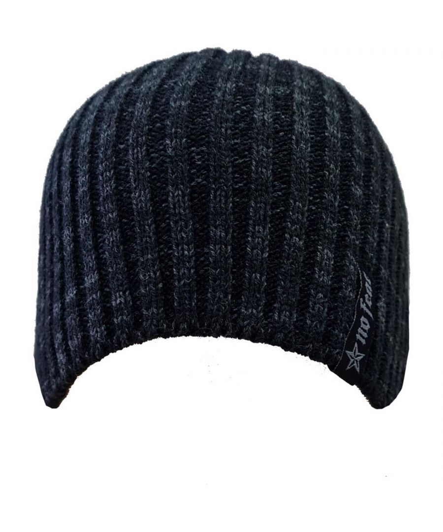 The No Fear Slouch Beanie is a pull on style made longer in length to give that fashionable slouchy look. Featuring a rib construction and a branded No Fear woven tab. 100% Acrylic.