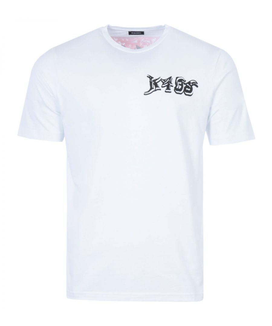 Image for Diesel T-Just T31 Graphic Print T-Shirt - White