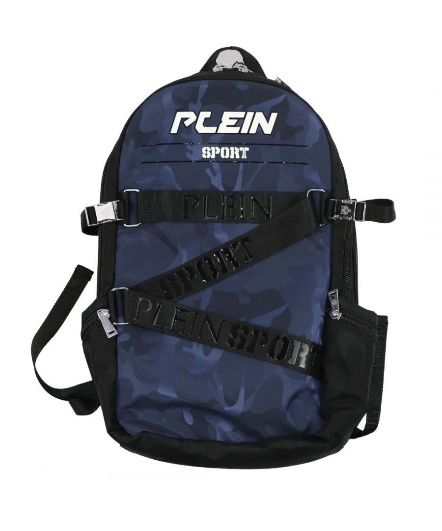 Philipp Plein Sport Zaino Runner Navy Backpack Bag. Philipp Plein Sport Zaino Runner Navy Backpack Bag. Style: AIPS803 85. Zip Closure. Plein Sport Branding On Front And Top Of Bag. Front Pocket