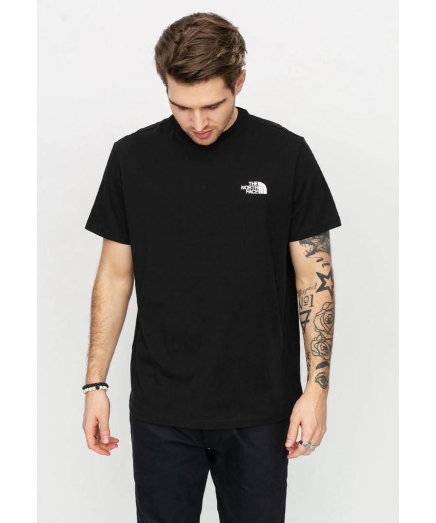 Men’s ‘simple Dome’ T-shirt from the North Face.         \nCrafted From Soft Pure Cotton.         \nThe Classic Tee Features a Ribbed Knit Crew Neck, Short Sleeves, and a Straight Hem.         \nComplete With a The North Face Logo to the Chest and Rear.         \nWoven Branded Tab at the Hem.