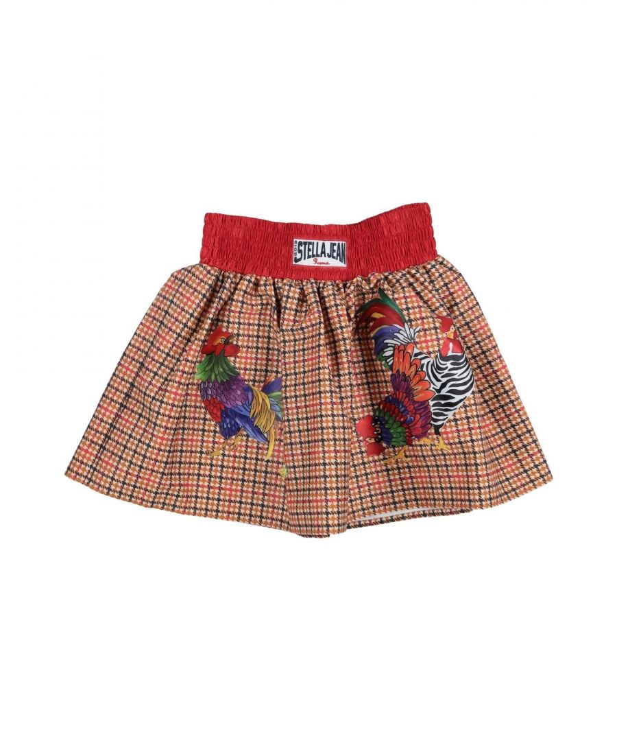 Image for Stella Jean Girls' Cotton Skirt in Brown