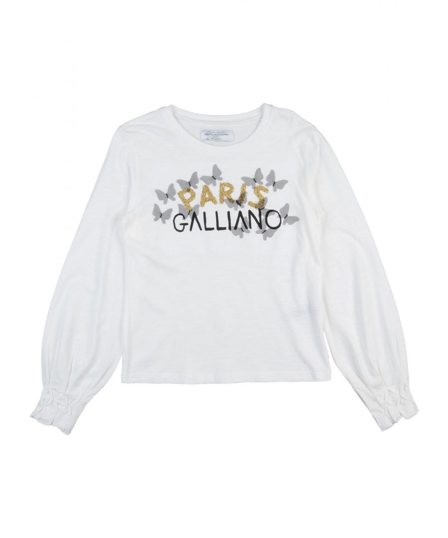 Image for John Galliano Girl Cotton T-Shirt in White